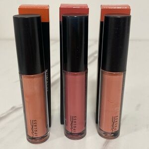 MAC Cosmetics Lip Glass in PRRR, Cultured and Please Me